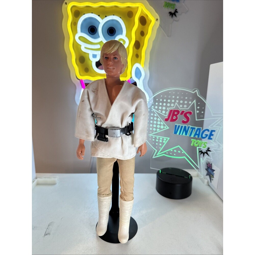 Vintage Star Wars Luke Skywalker 12 Inch Figure 1978 Doll Belt Clothes Boots